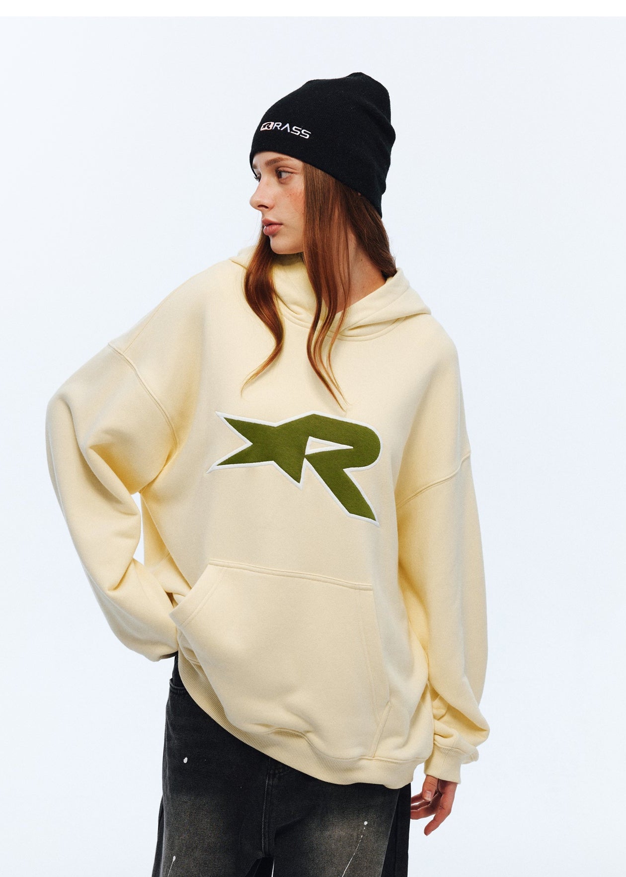 RASS Star Contrasting Patch Hoodie