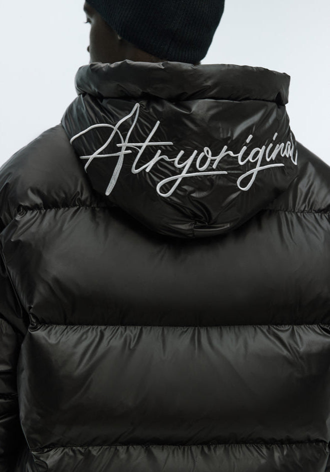 Cropped Retro Puffer Jacket