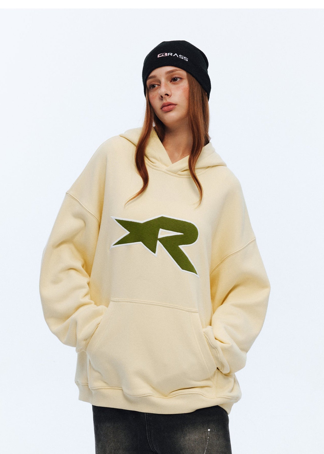 RASS Star Contrasting Patch Hoodie