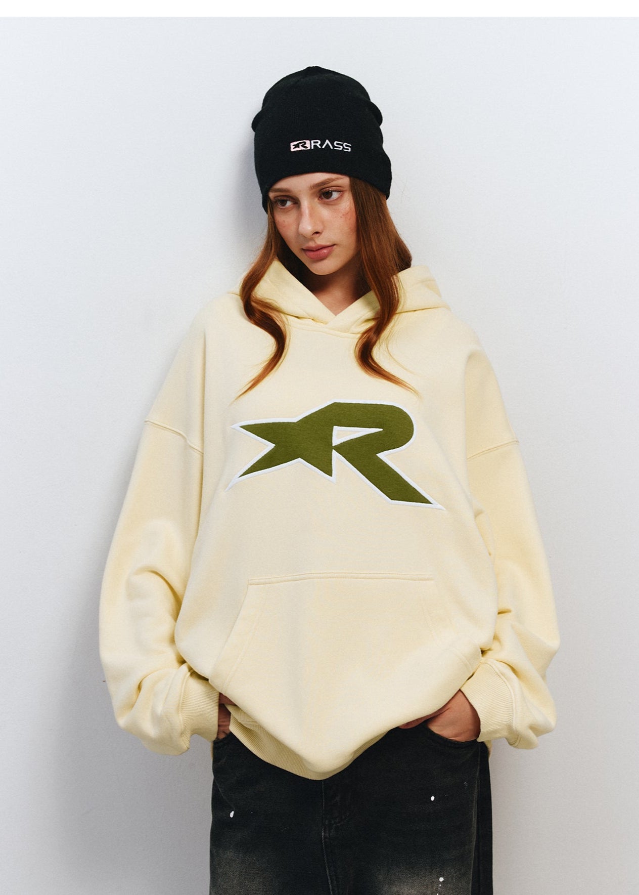 RASS Star Contrasting Patch Hoodie