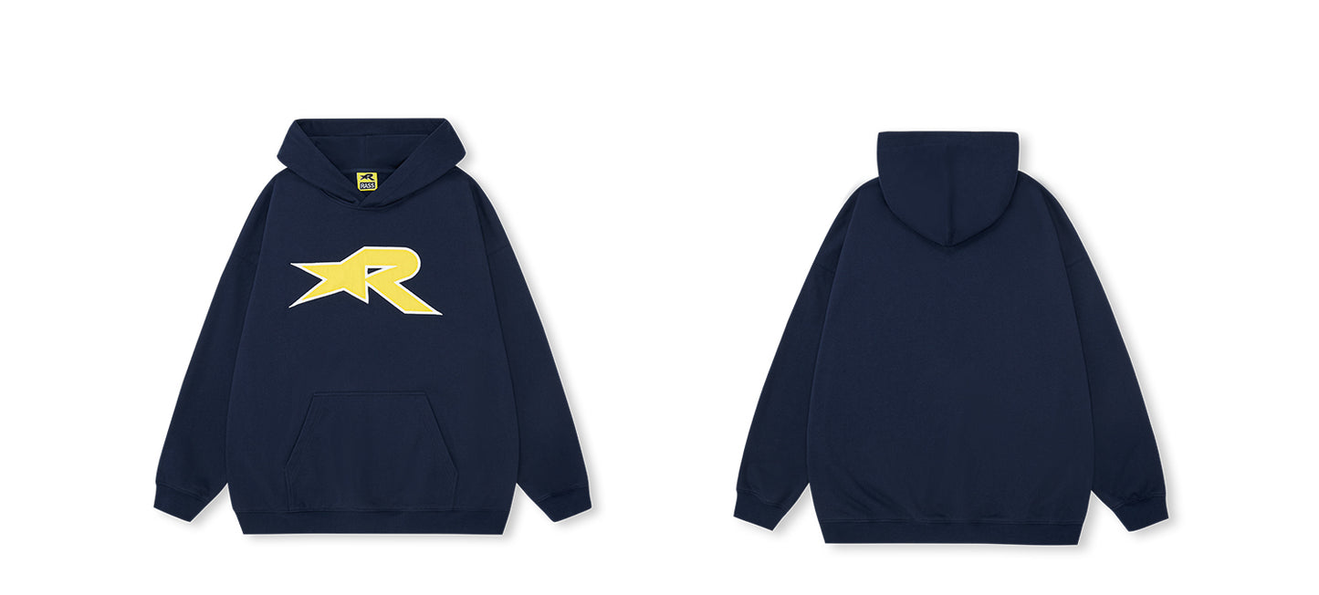 RASS Star Contrasting Patch Hoodie