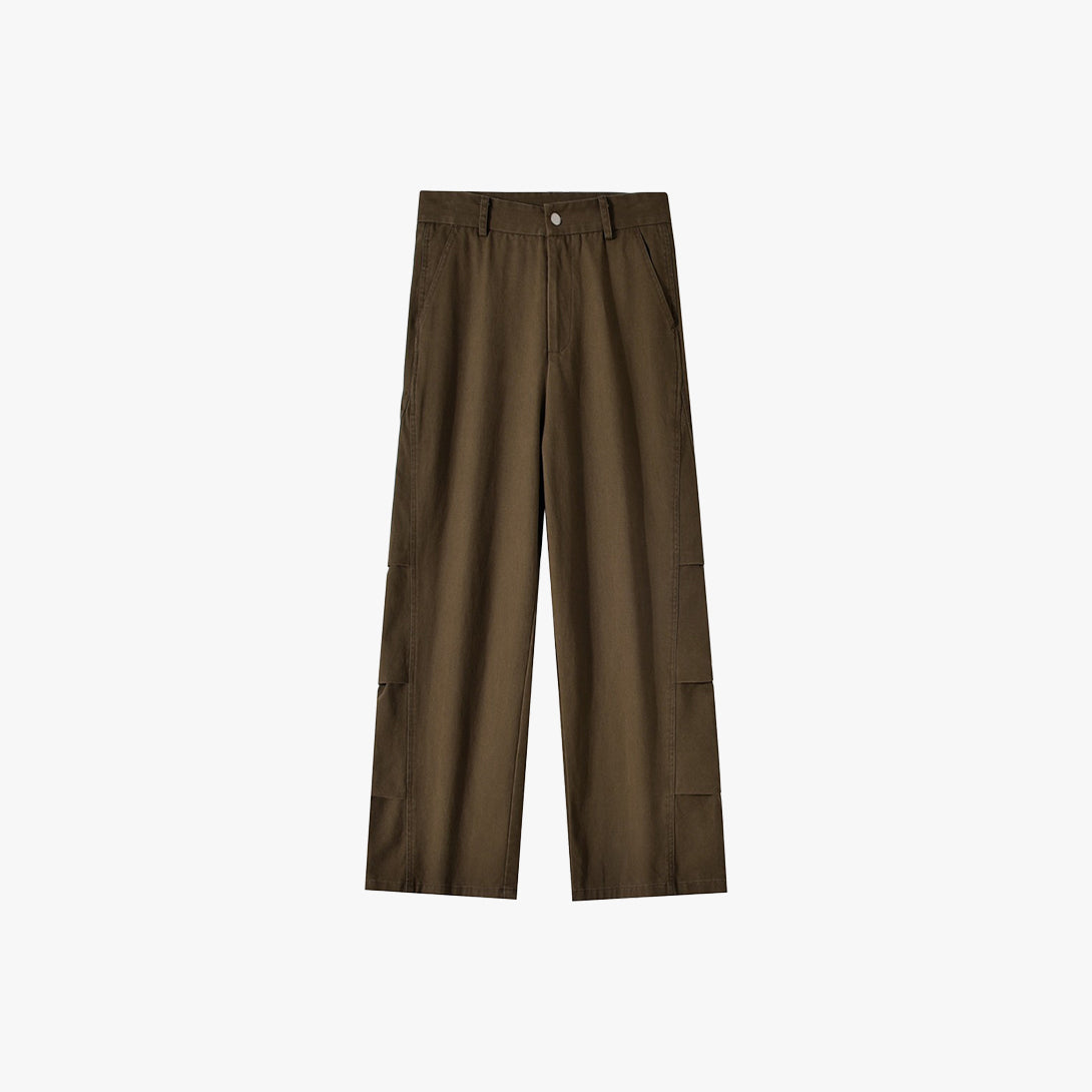 Canvas Straight Pants