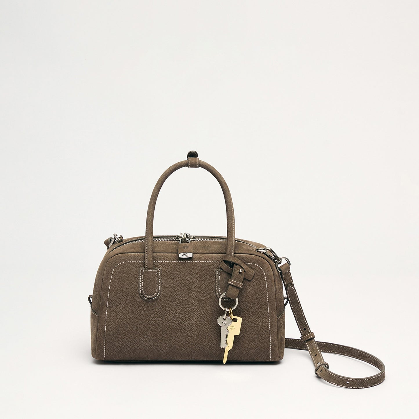 Retro Boston Crossbody Bag