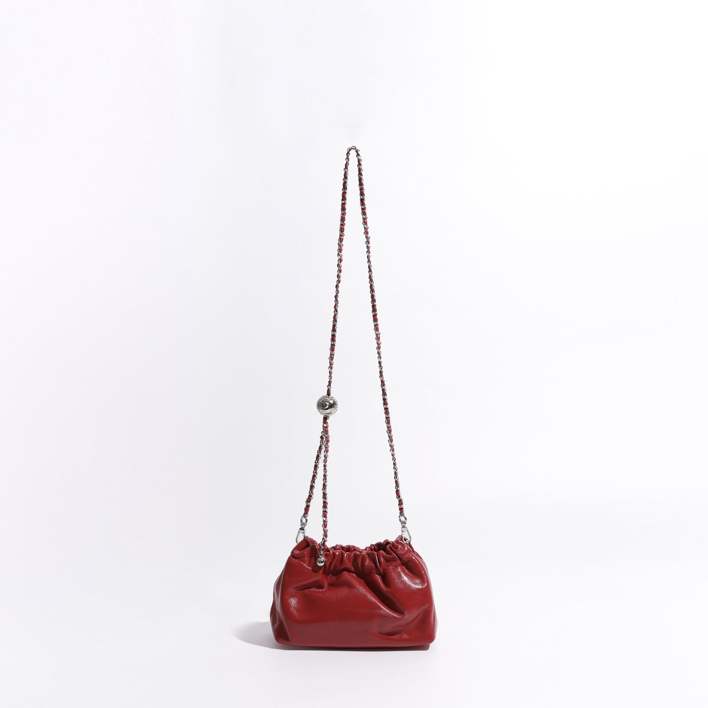 Mini Metallic Messenger Bag