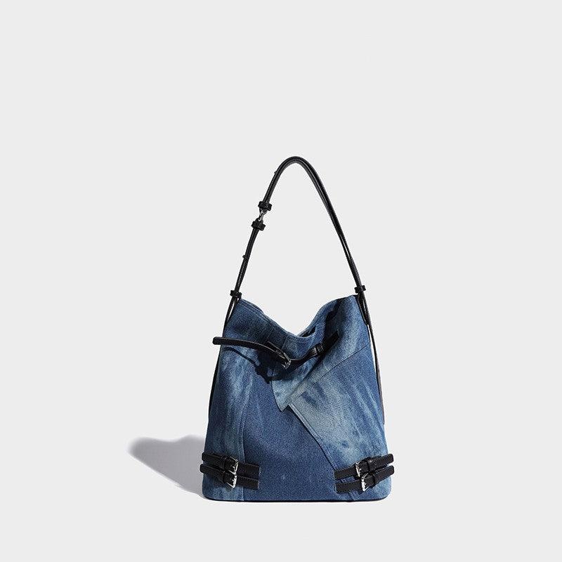 Classic Denim Bucket Bag
