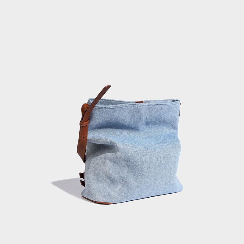 Classic Denim Bucket Bag