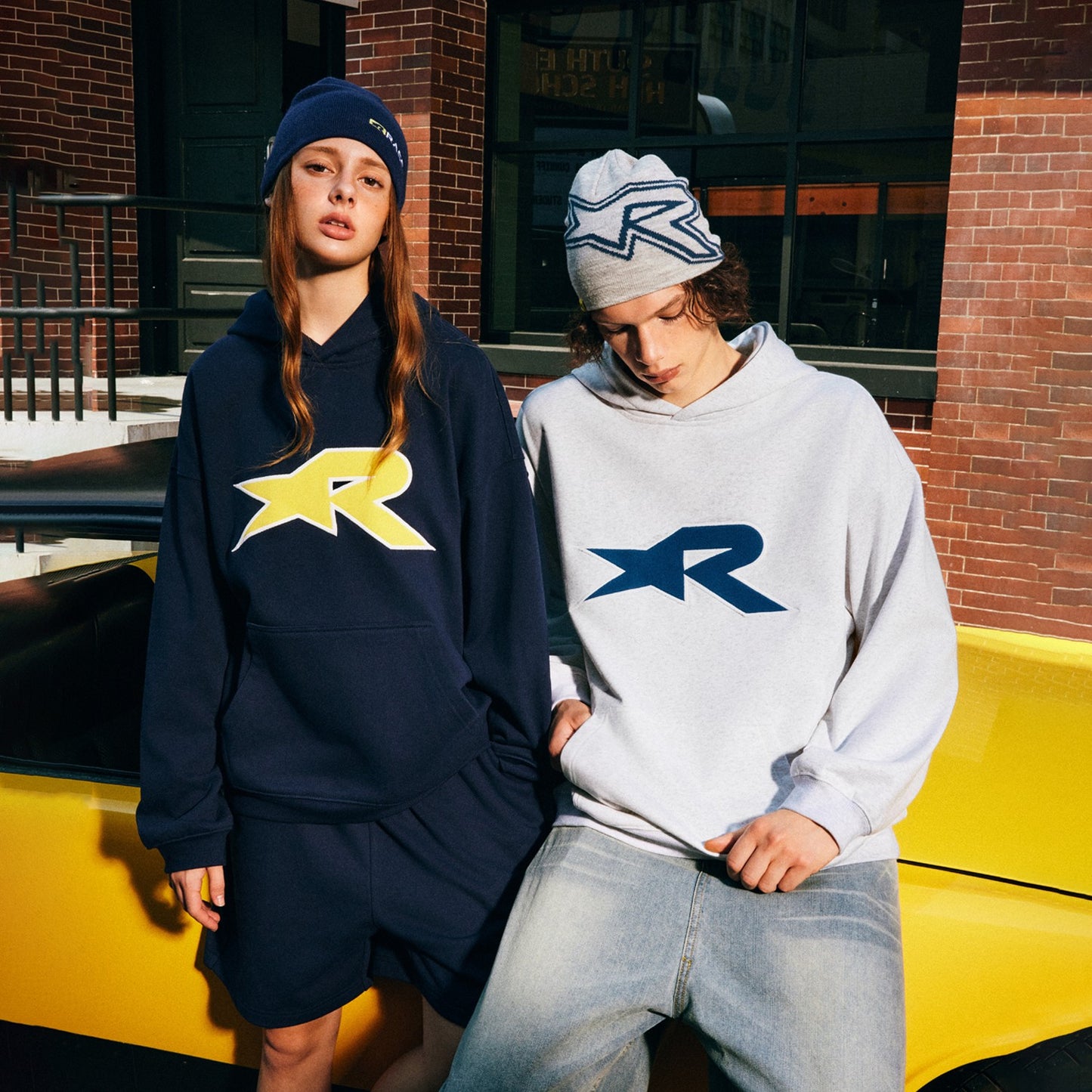 RASS Star Contrasting Patch Hoodie