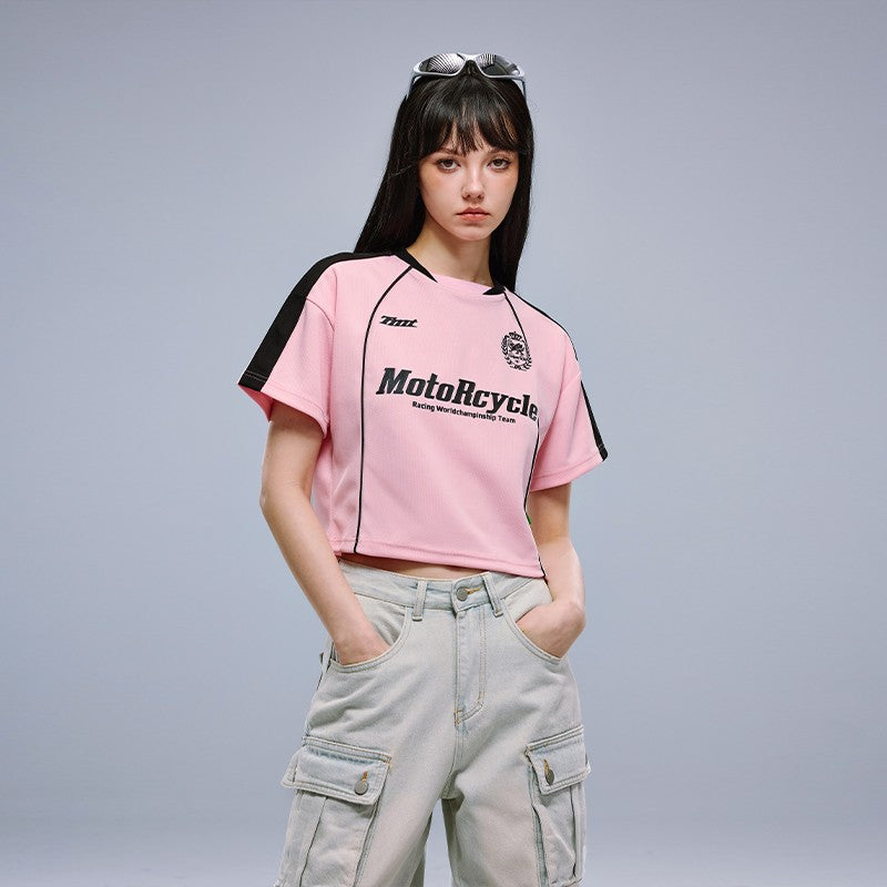 MotoRcycle Racing Crop Top