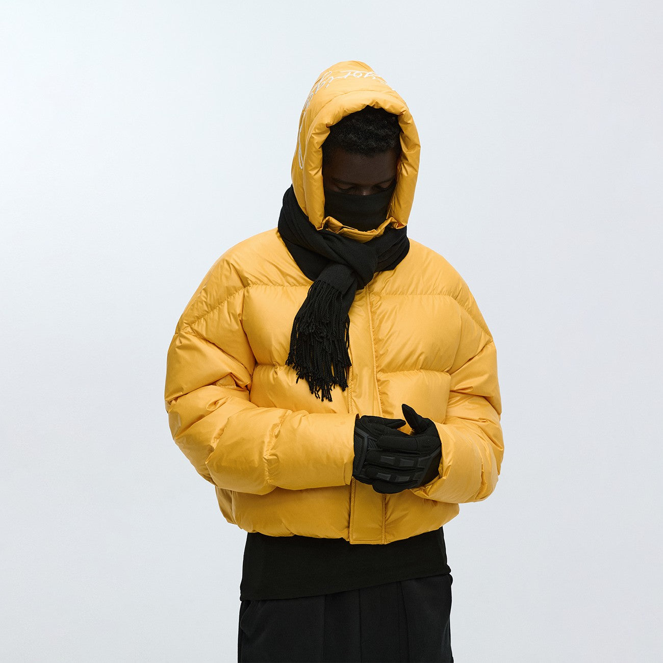 Cropped Retro Puffer Jacket