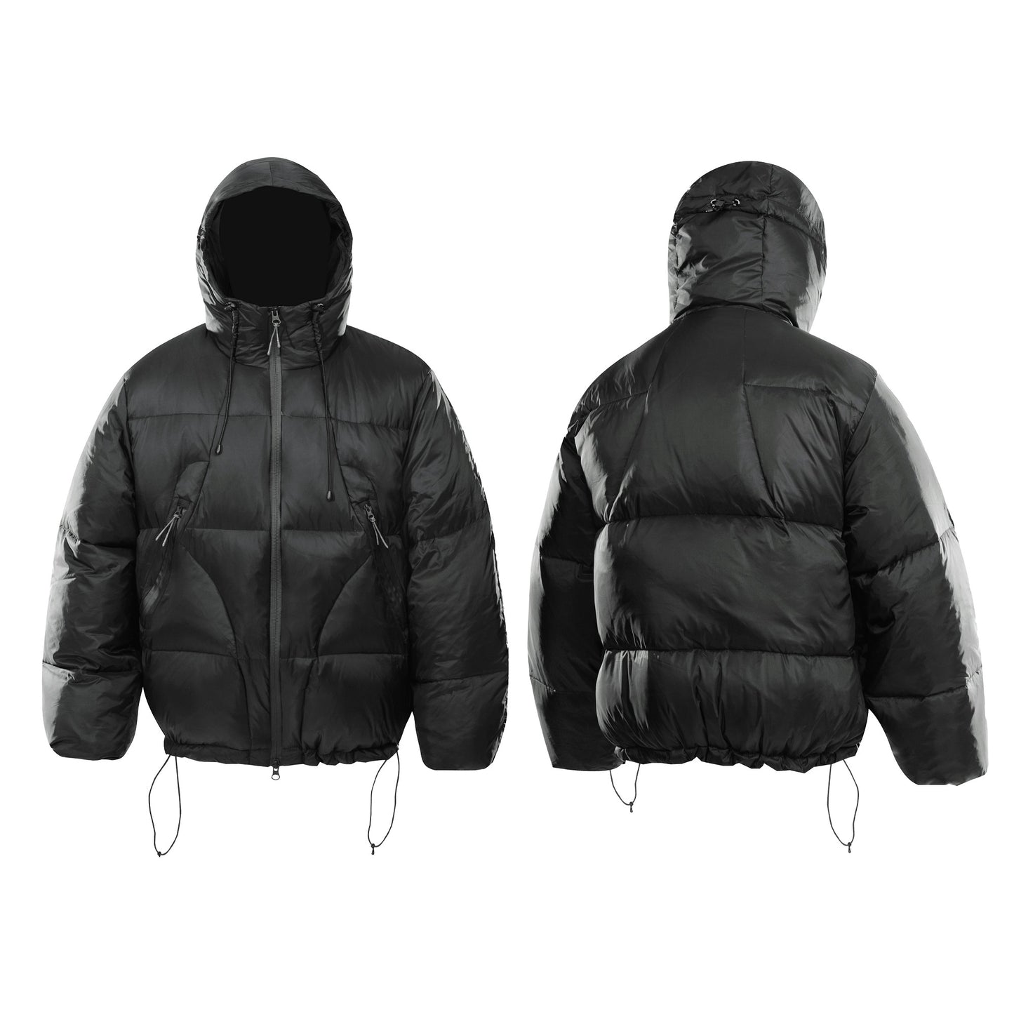 Lässige Winter-Pufferjacke