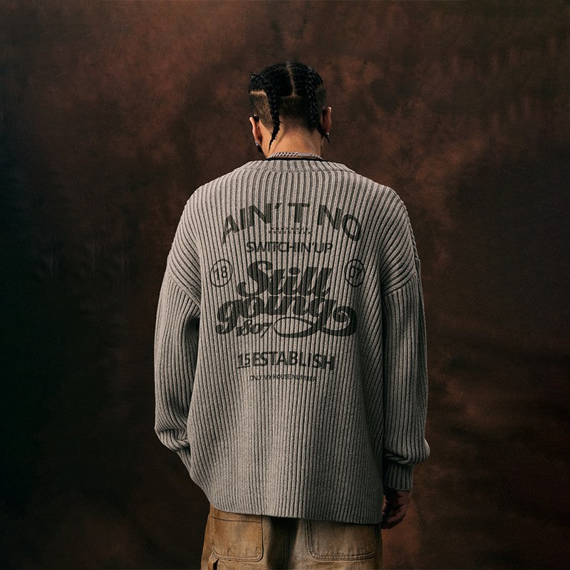 Classic Ribbed Knit Sweaters