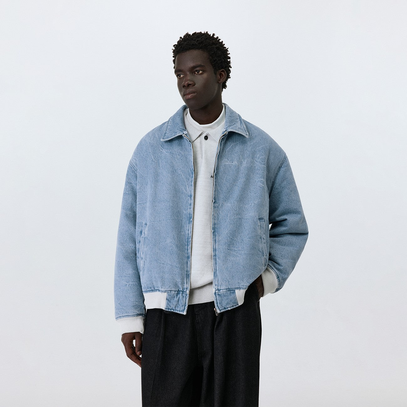 Fleece-Lined Denim Jacket