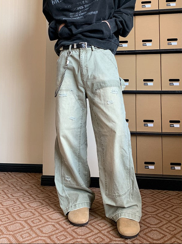 Double Knee Distressed Pants