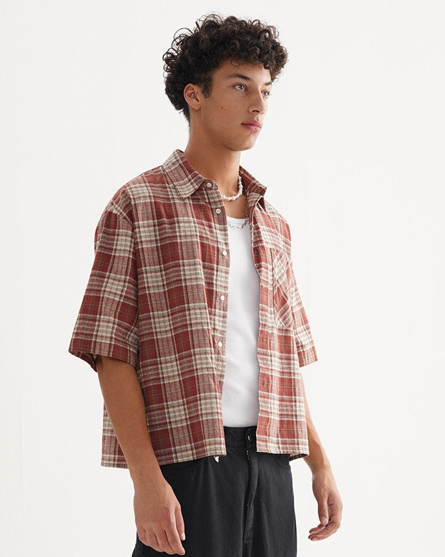Checkered Short Sleeve Shirts