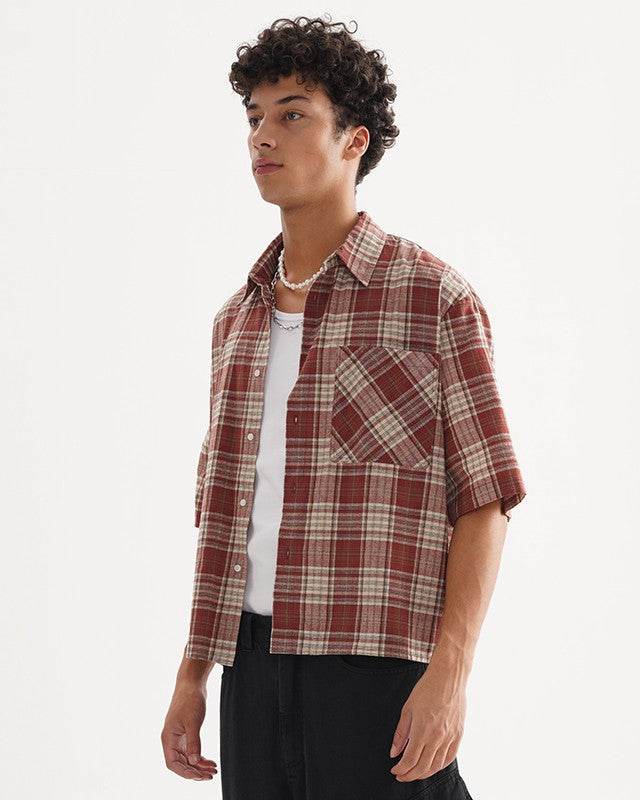 Checkered Short Sleeve Shirts