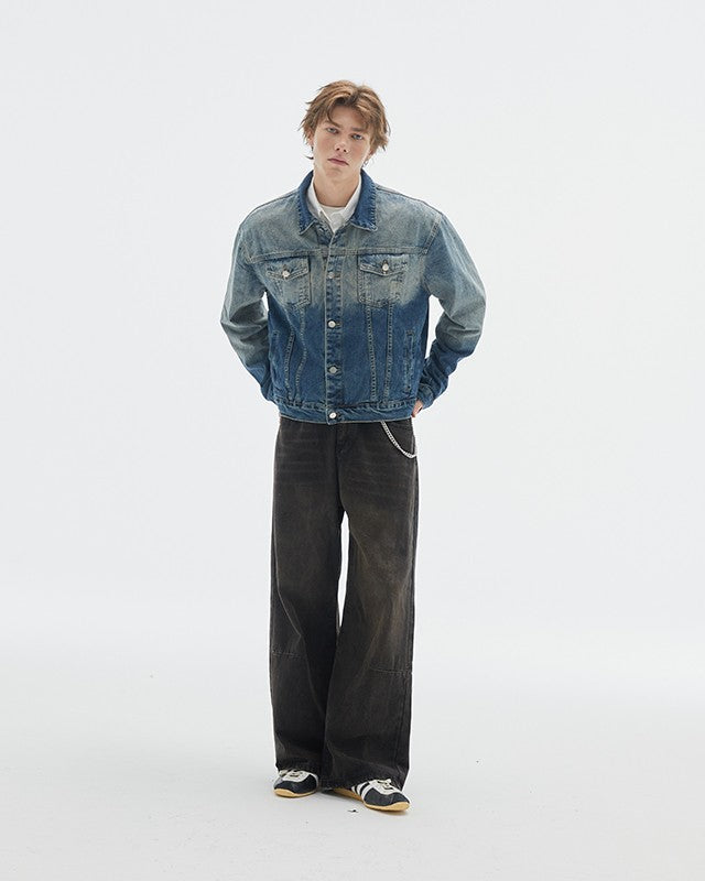 Black Faded Pants