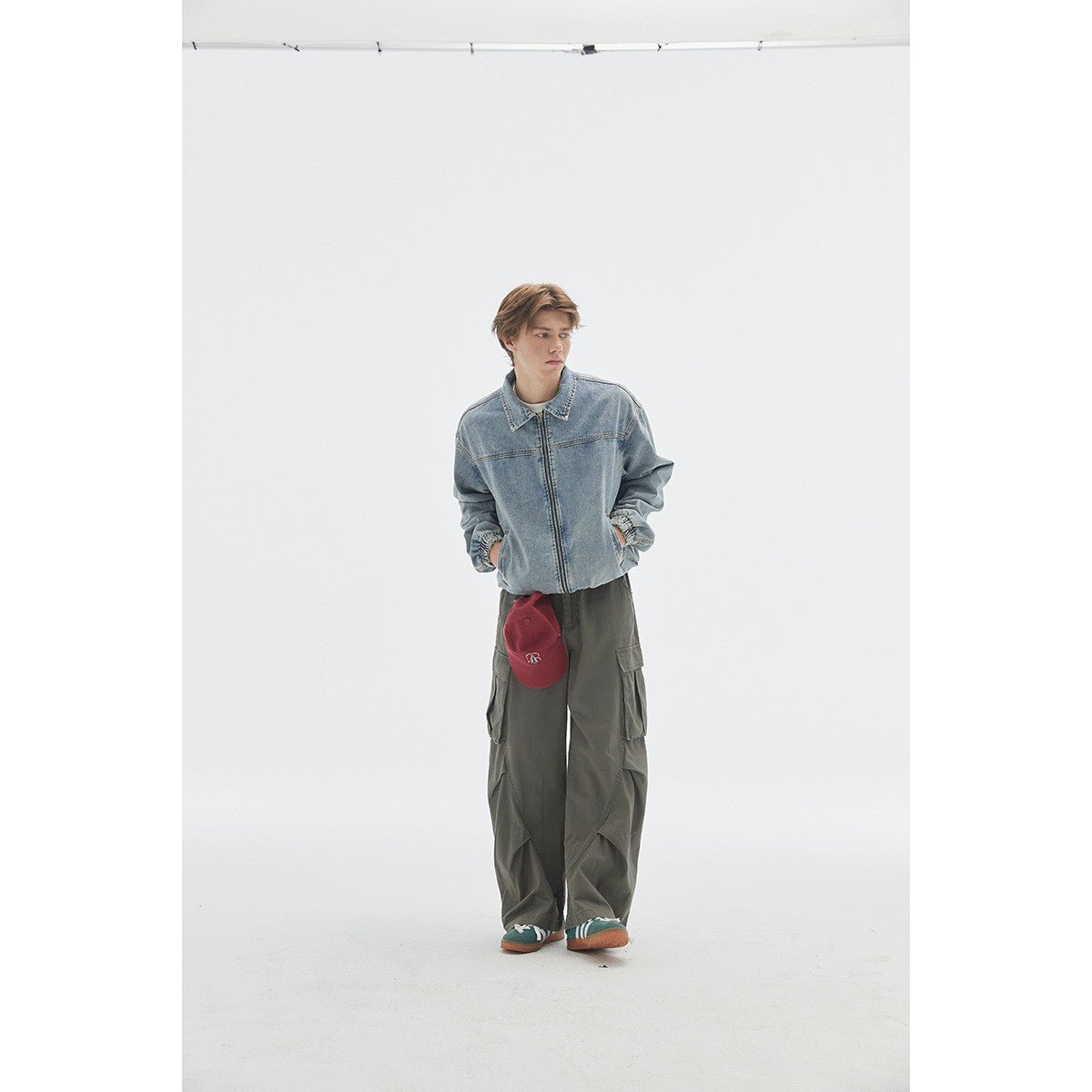 Pleated Cargo Pants