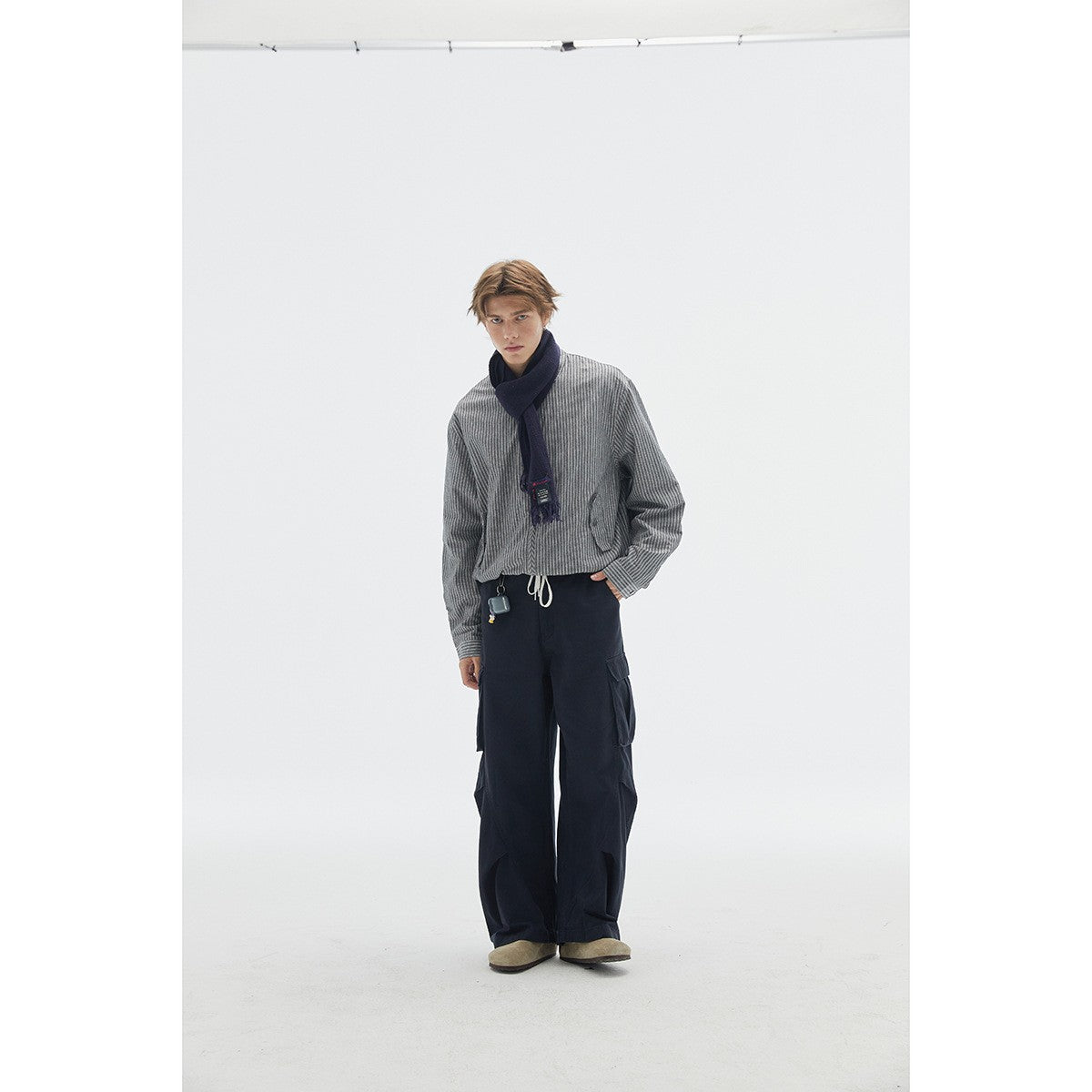 Pleated Cargo Pants