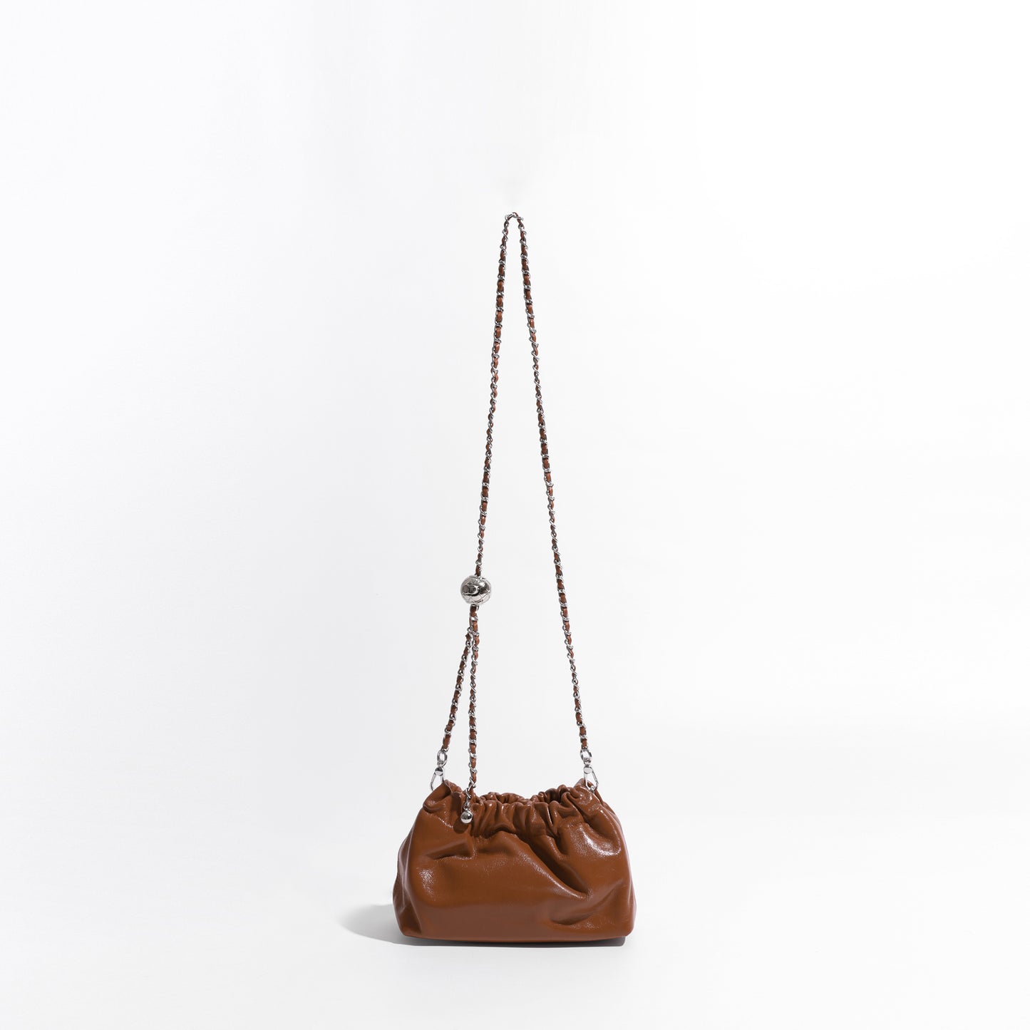 Mini Metallic Messenger Bag