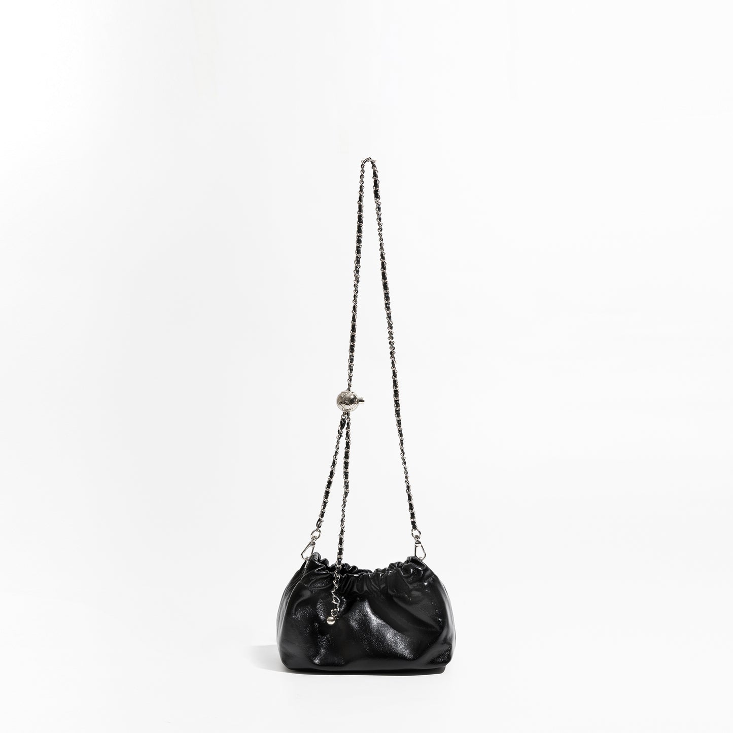 Mini Metallic Messenger Bag