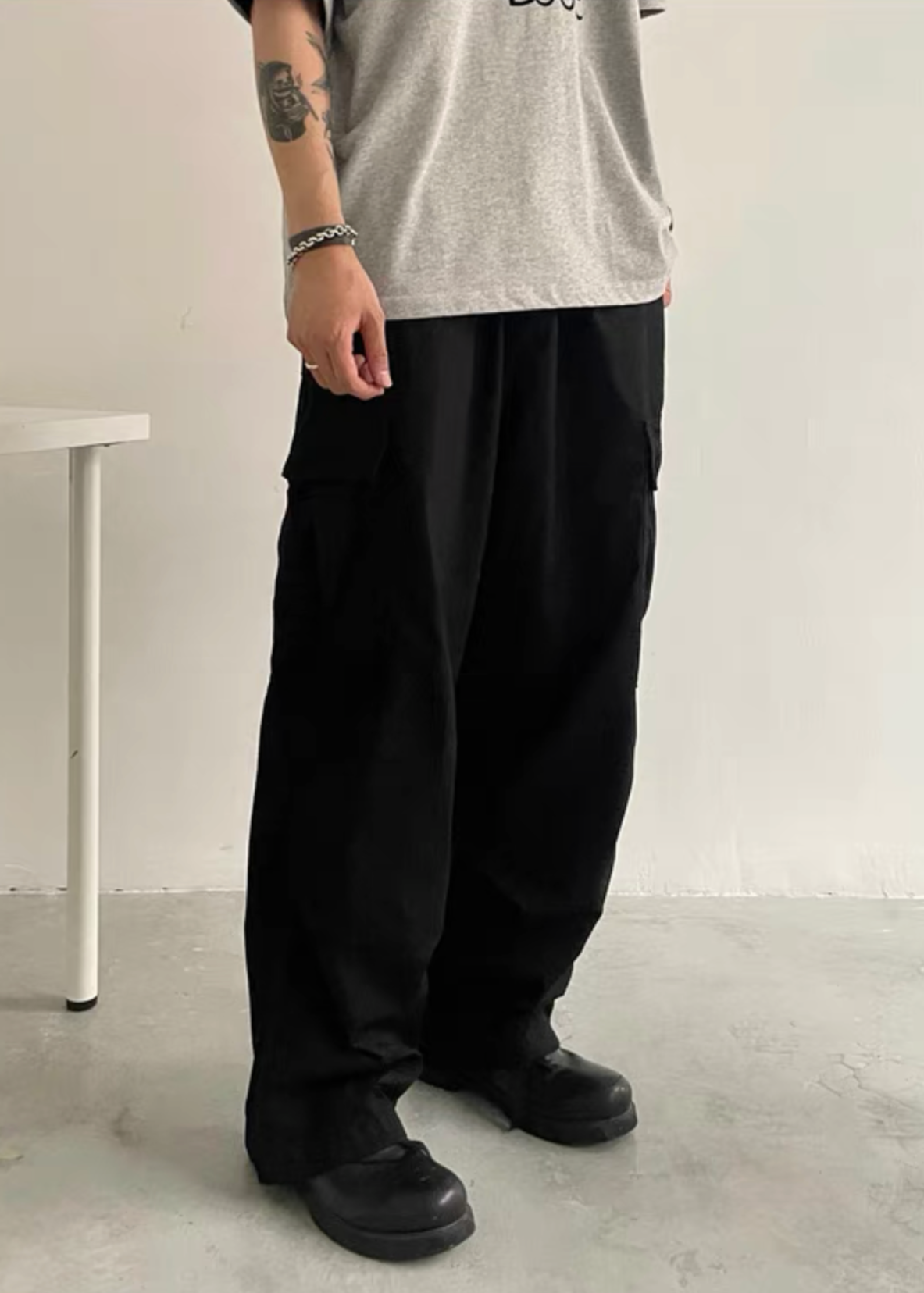 Finn Pleated Cargo Pants