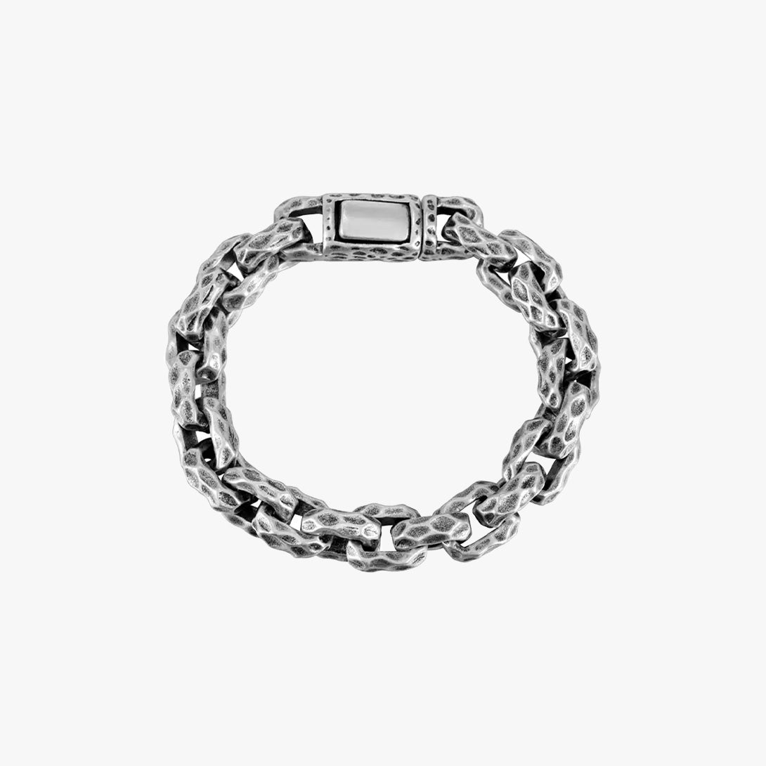 Hammered Titanium Bracelet