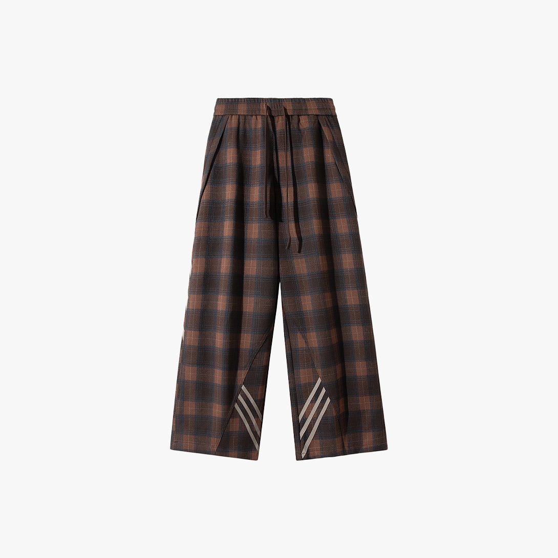 Maillard Plaid Stripe Pants