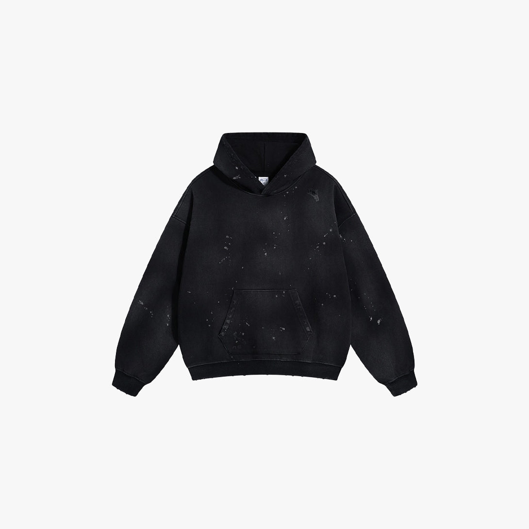 Distressed Box Hoodie