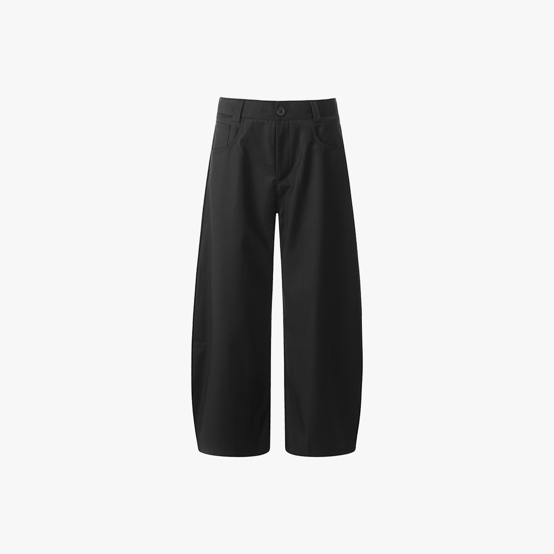 Wide-Leg Workwear Pants