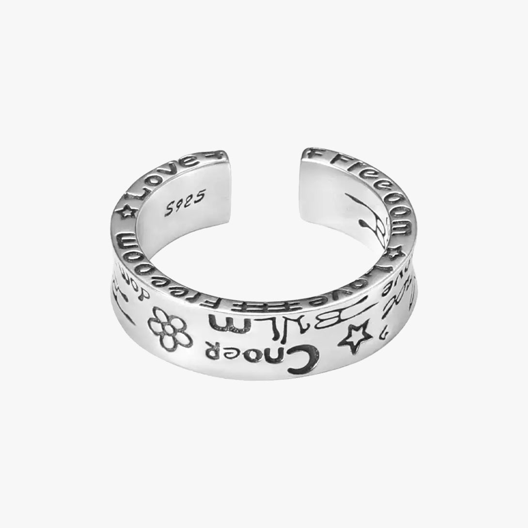 Freedom of Love S925 Ring
