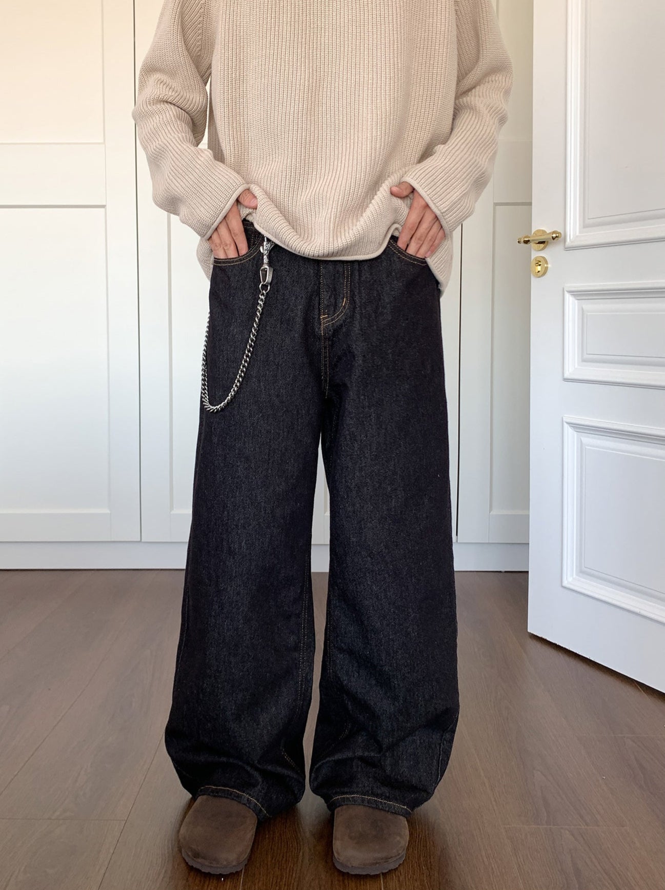 Denim Loose Pants