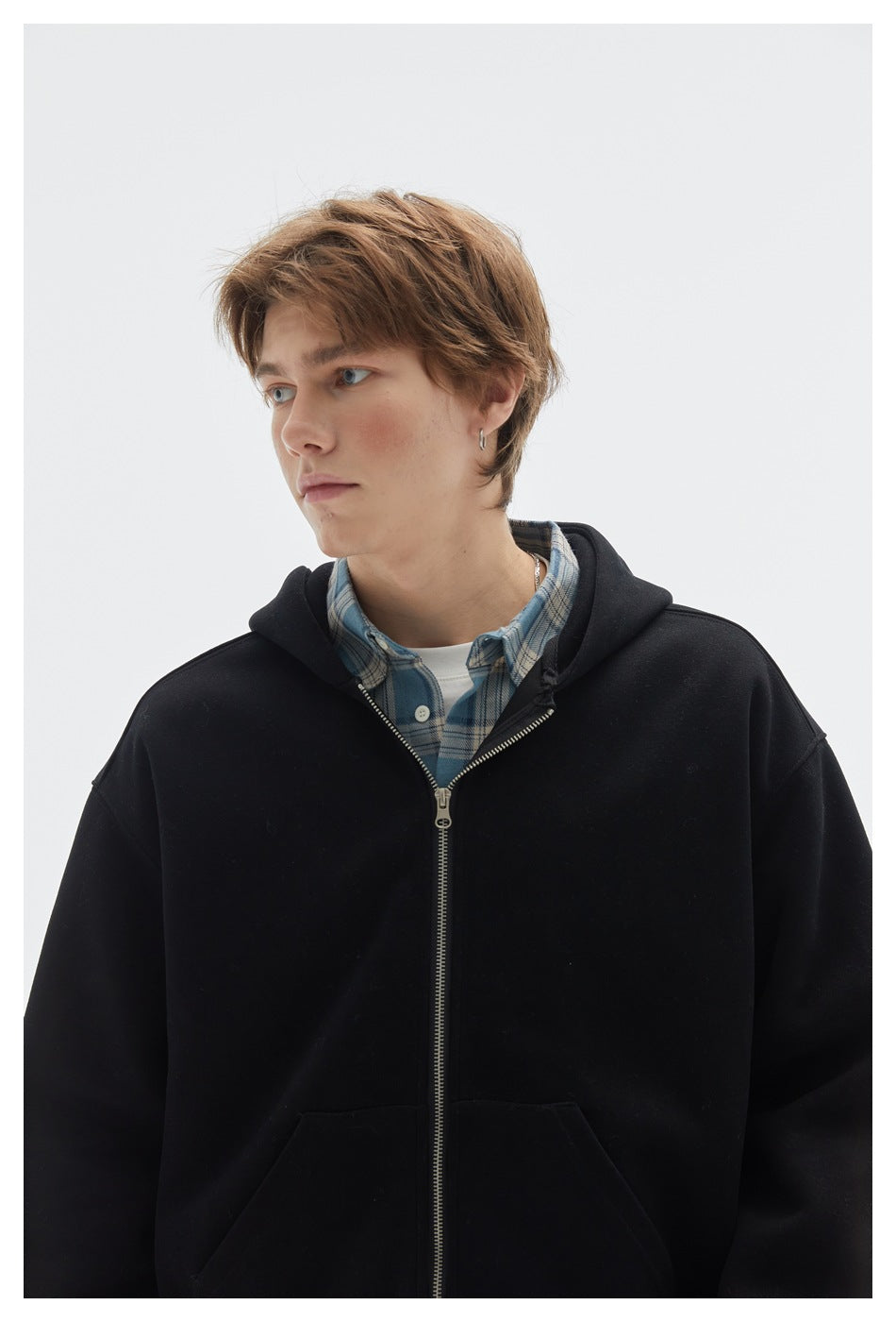 Relaxed Zip Hoodie