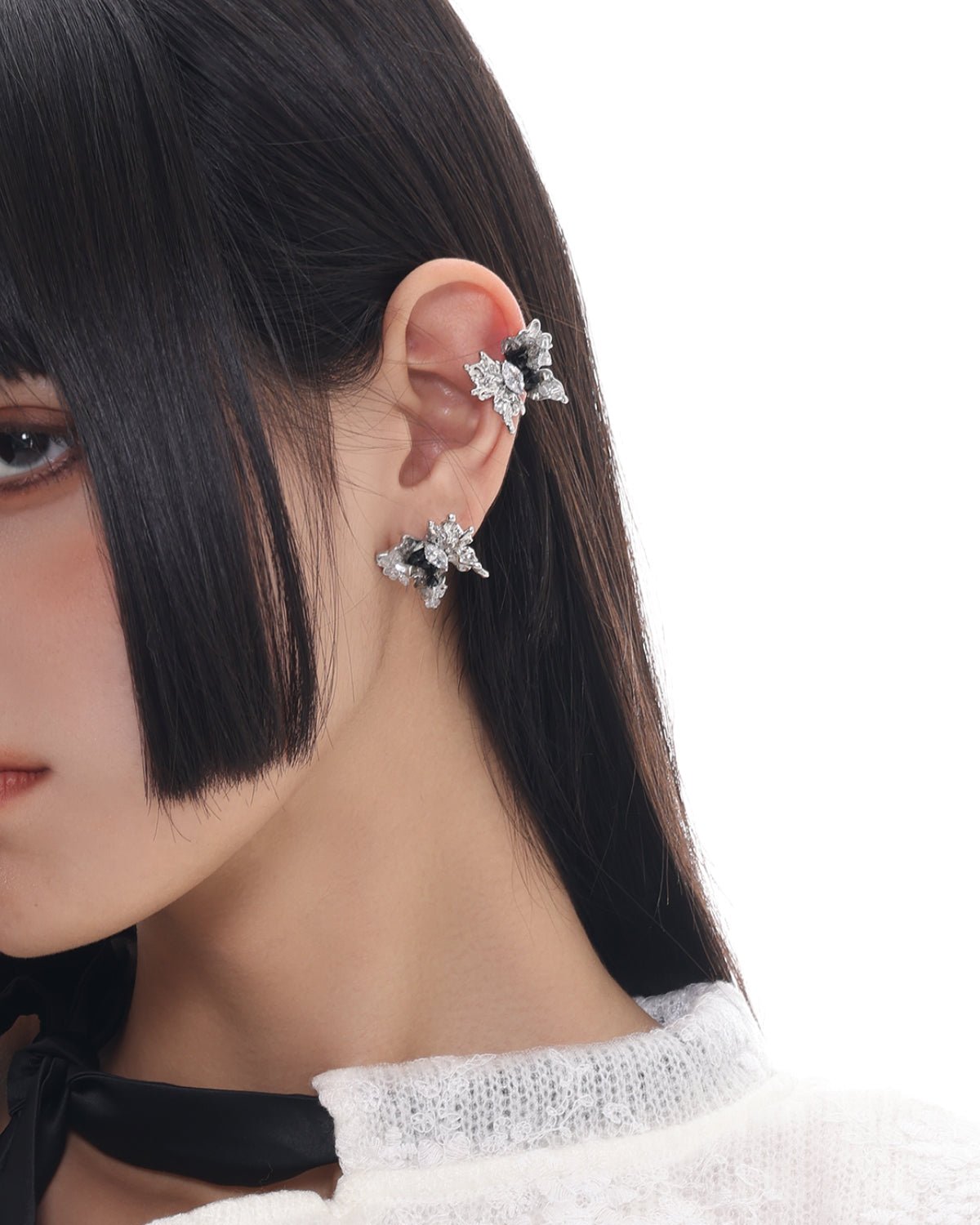 Butterfly Crystal S925 Earrings