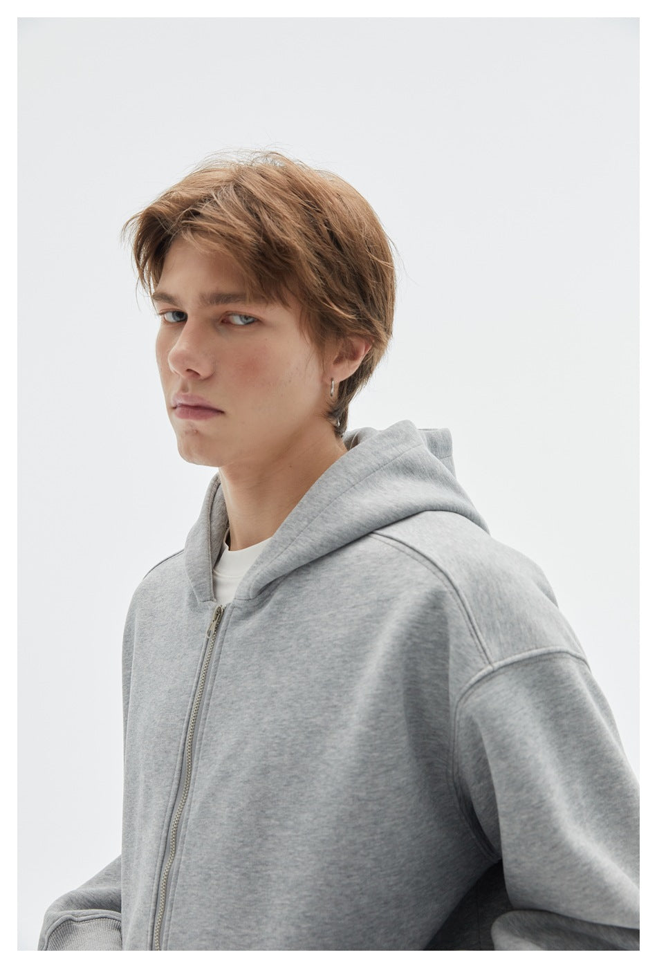 Relaxed Zip Hoodie