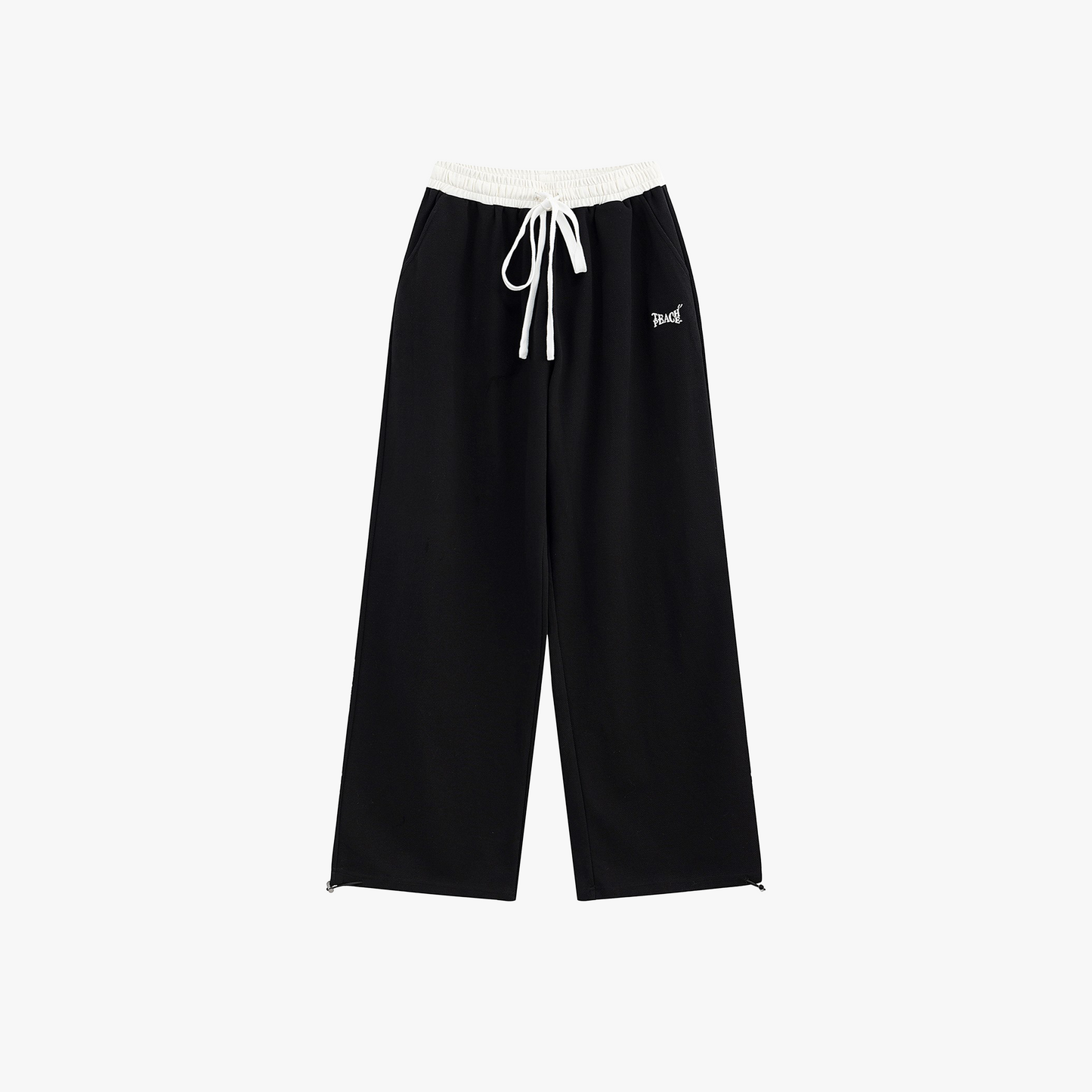 Drawstring Wide-Leg Pants