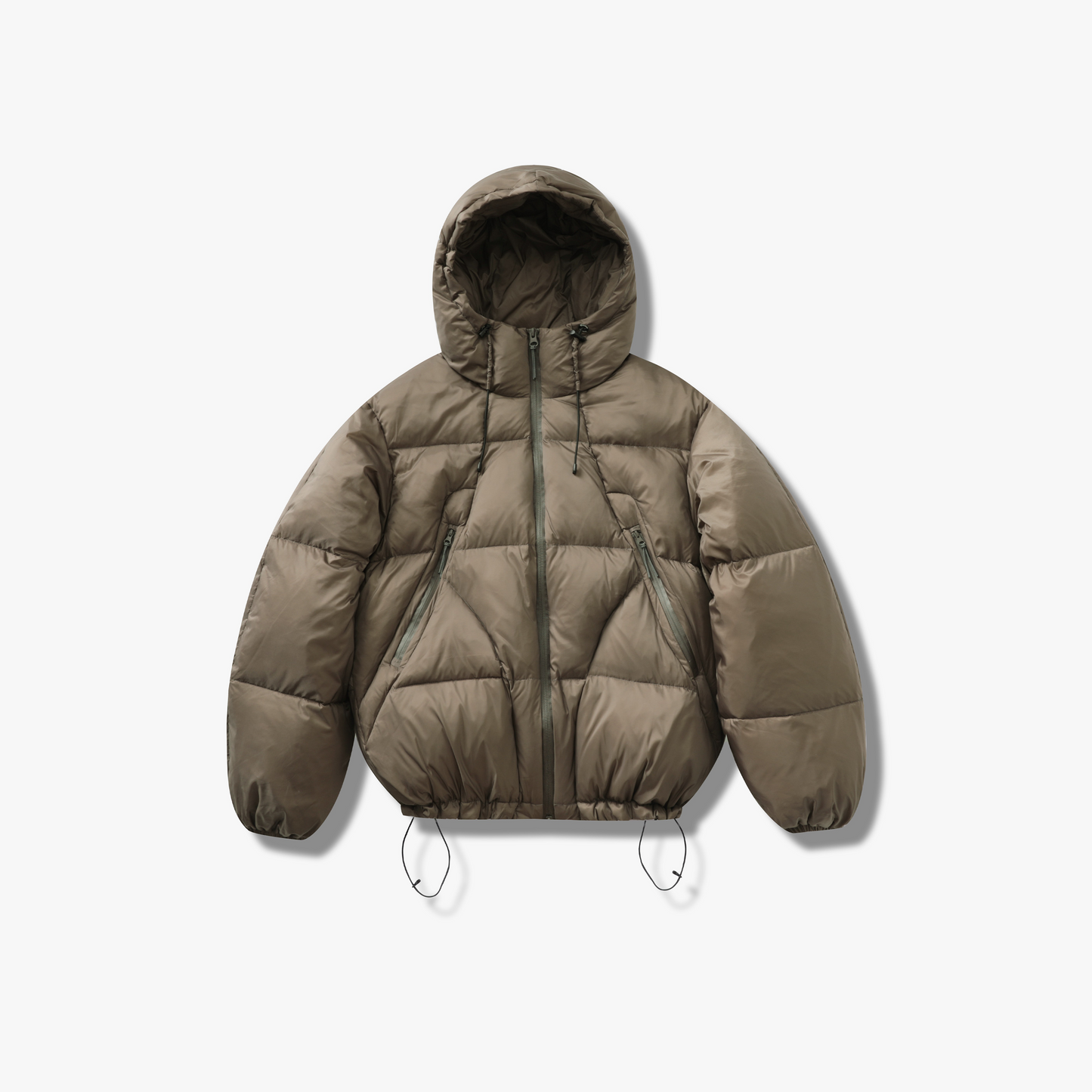 Lässige Winter-Pufferjacke