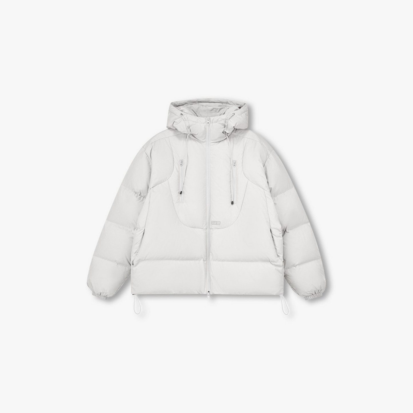 Schwarze isolierte Winterjacke