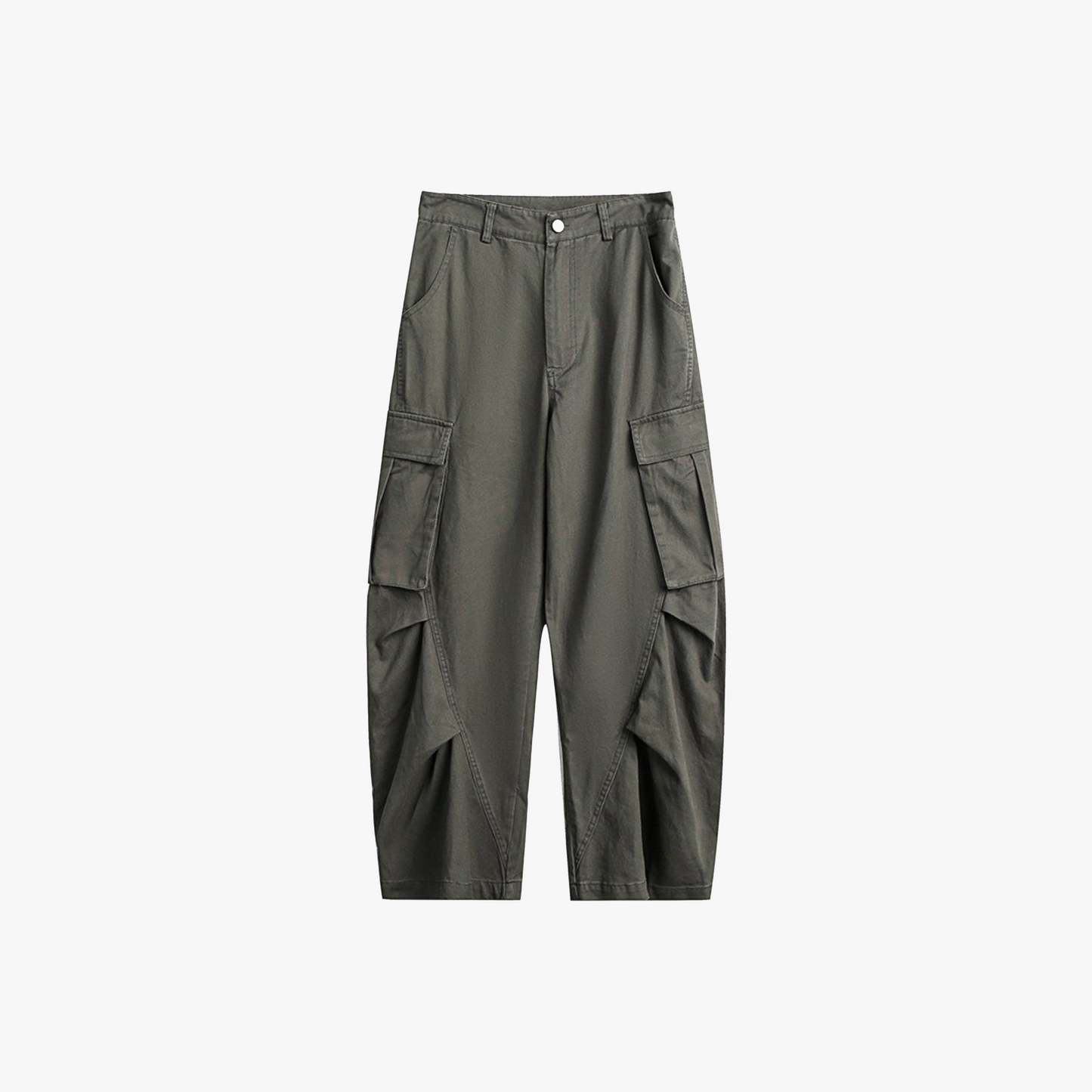 Pleated Cargo Pants
