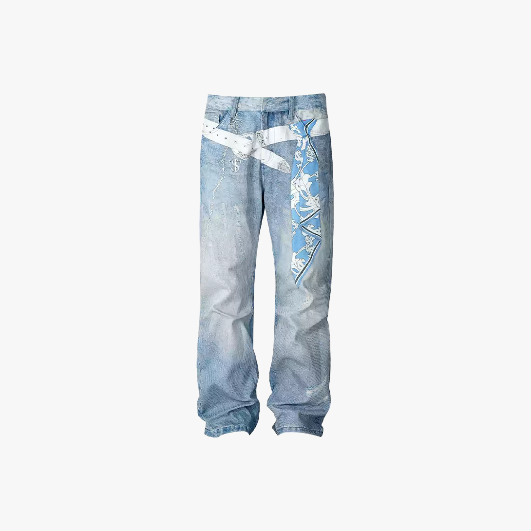 Kerchief 3D Pants