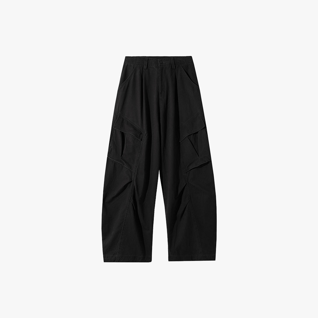 Curved Cargo Pants