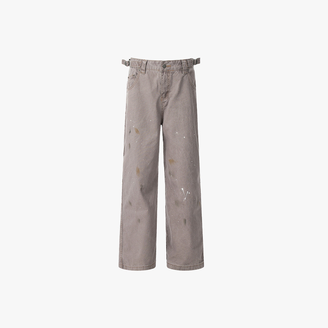 Cargohose mit Farbspritzern