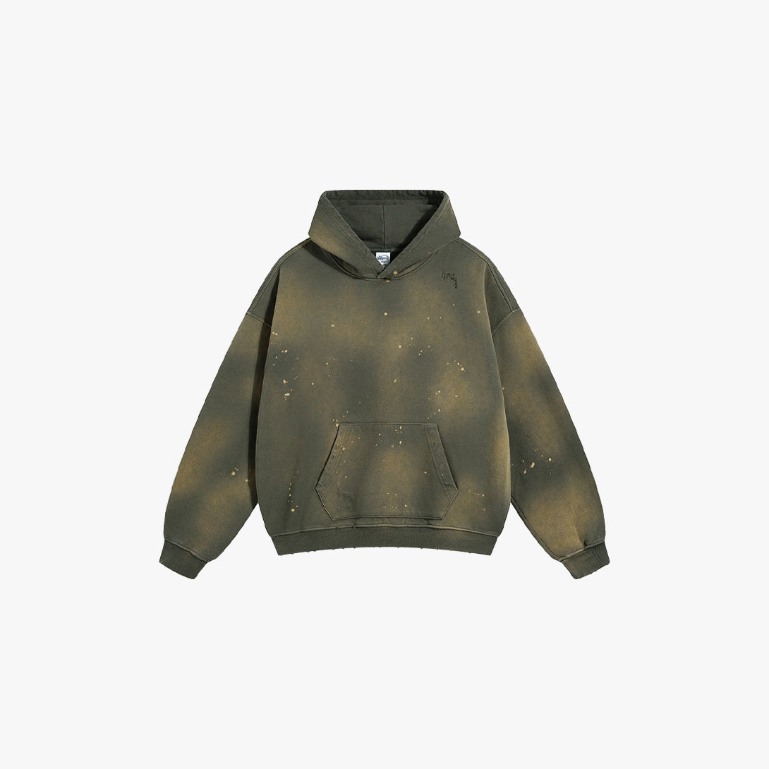 Distressed Box Hoodie