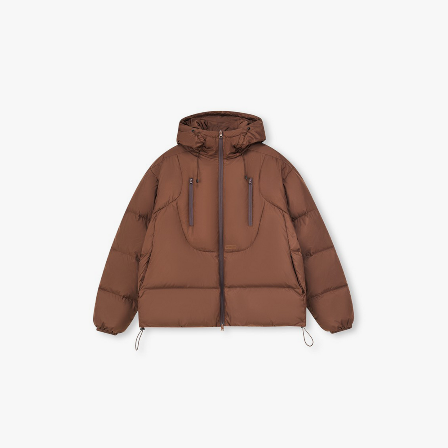 Schwarze isolierte Winterjacke
