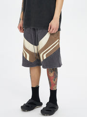 Stitched Distress Short