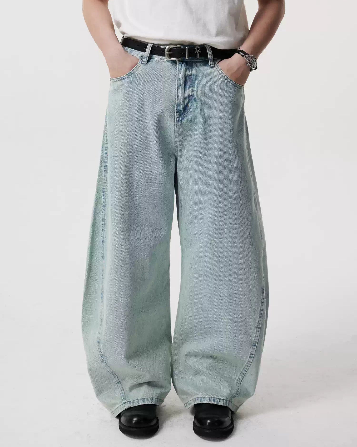 Vintage Wash Curve Pants
