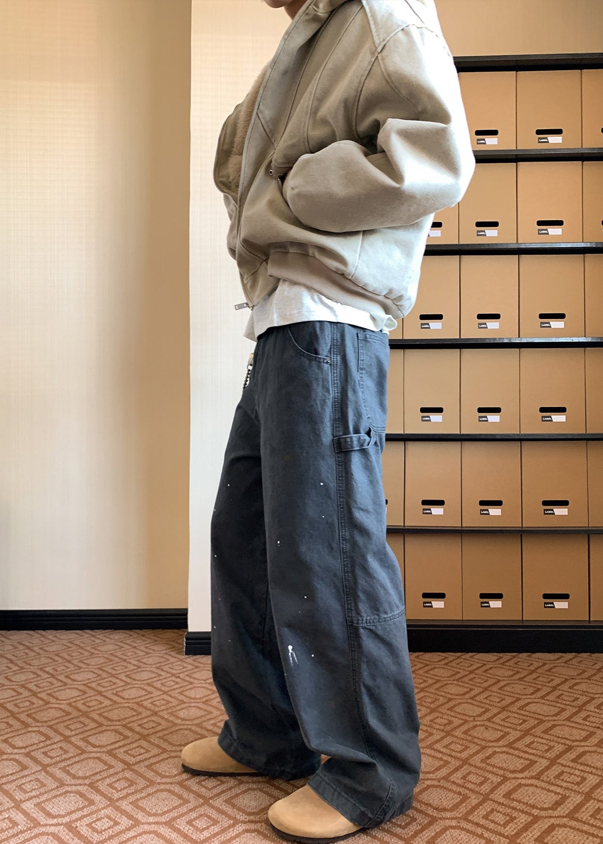 Paint Splatter Cargo Pants