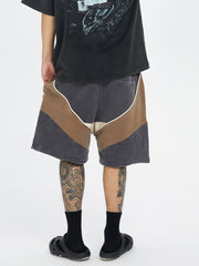 Stitched Distress Short