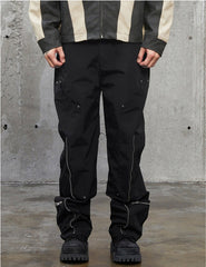 Zipped Carpenter Pants