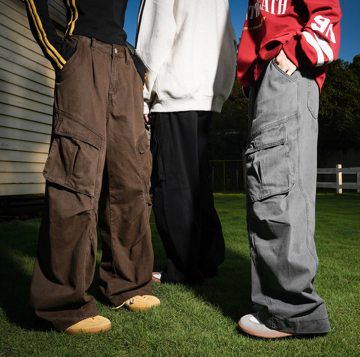 Curved Cargo Pants