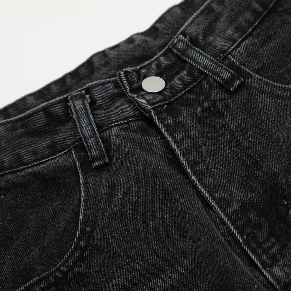 W1621 Arc Leg Denim Pants image 4